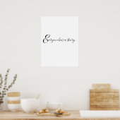 Poster Citation cool CHACUN A UNE HISTOIRE... Imprimer (Cuisine)