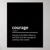 Poster Citation Courage (Devant)