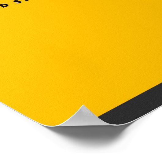 Poster Citation créative Stoplight (Coin)