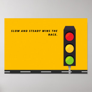 Poster Citation créative Stoplight