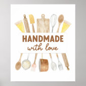 Poster Citation cuisine Cuisine scandinave Ustensiles de (Devant)