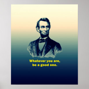 Poster Citation d'Abraham Lincoln