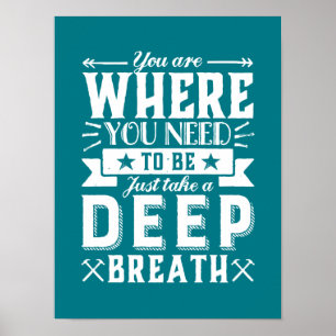 Poster Citation D'Acceptation Inspirationnelle Prendre Un