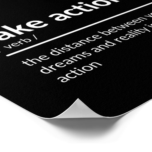 Poster Citation d'action (Coin)