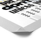 Poster citation d'affiche motivante avec art rétro (Coin)