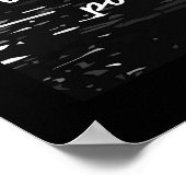 Poster Citation d'affirmation chrétienne et Bible corresp (Coin)