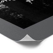 Poster Citation d'affirmation chrétienne et Bible corresp (Coin)