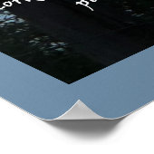 Poster Citation d'affirmation chrétienne et Bible corresp (Coin)