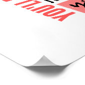 Poster Citation d'amitié amour et acceptation incondition (Coin)