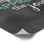 Poster citation d'amitié charcoal grey et white wall art (Coin)