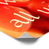 Poster Citation d'amitié Tangerine Orange Blossoms (Coin)