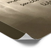 Poster Citation d'amitié vintage (Coin)