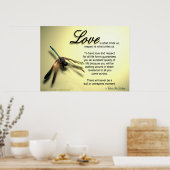 Poster Citation d'amour et de respect (Cuisine)