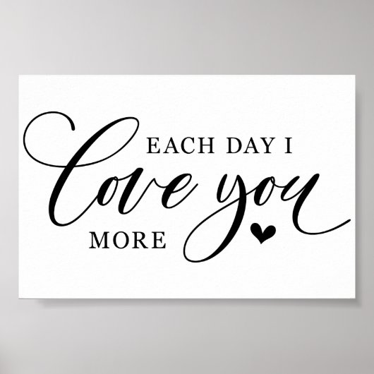 Poster Citation d'amour mariage (Devant)
