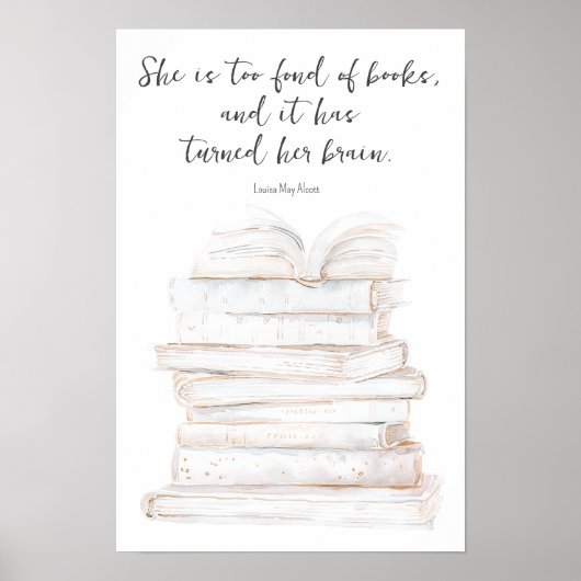 Poster Citation d'amour pour les petites femmes (Devant)