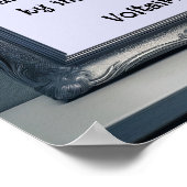 Poster Citation d'amour - Voltaire (Coin)