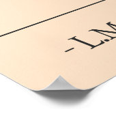 Poster Citation d'Anne of Green Gables (Coin)