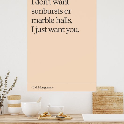 Poster Citation d'Anne of Green Gables (Cuisine)