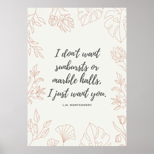 Poster Citation d'Anne of Green Gables (Devant)