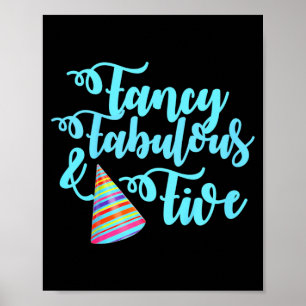 Poster Citation d'anniversaire pour enfants fantastiques