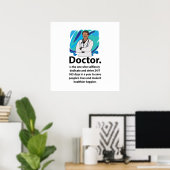 Poster Citation d'appréciation des médecins (Bureau à domicile)