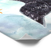 Poster Citation d'art inspirationnel portée pour le panne (Coin)