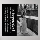 Poster Citation d'attitude Ado à bord (Devant)