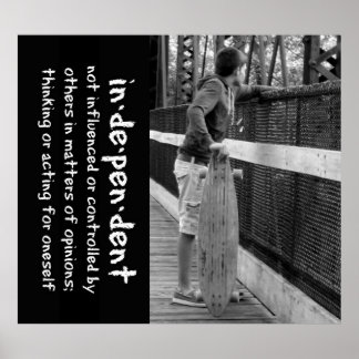 Poster Citation d'attitude Ado à bord