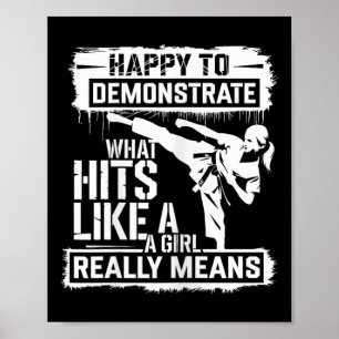 Poster Citation d'autonomisation de l'attitude de la fill