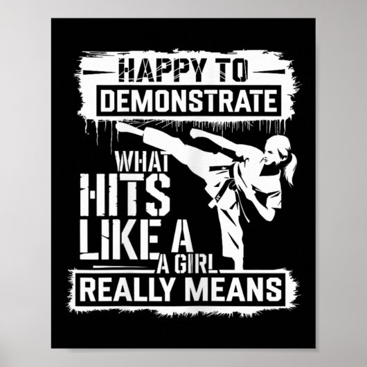 Poster Citation d'autonomisation de l'attitude de la fill (Devant)