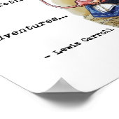 Poster Citation d'Aventure avec Alice au Pays des Merveil (Coin)