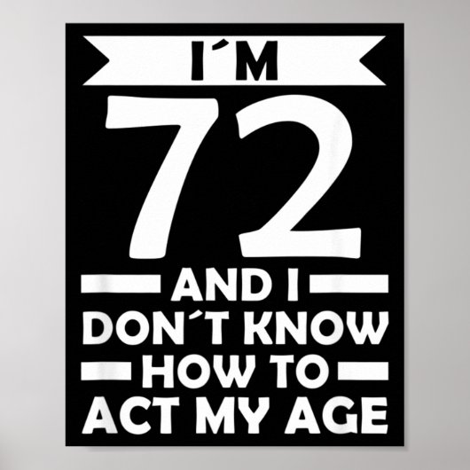 Poster Citation de 72 ans, je ne sais pas comment agir à (Devant)