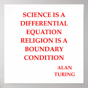 Poster citation de alan TURING