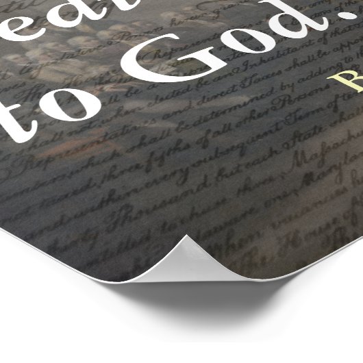 Poster Citation de Benjamin Franklin sur la rébellion (Coin)