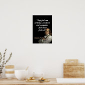 Poster Citation de Benjamin Franklin sur les imbéciles (Cuisine)