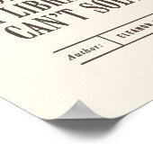 Poster Citation de bibliothèque classique par Eleanor Bro (Coin)