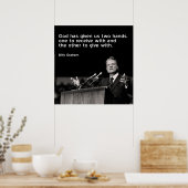 Poster Citation de Billy Graham (Dons) (Cuisine)