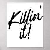 Poster Citation de Black & White Killin' It (Devant)