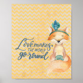 Poster Citation de Boho Fox Love (Devant)