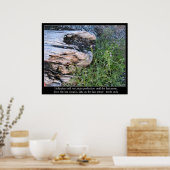 Poster Citation de bois de chauffe et de zola (Cuisine)