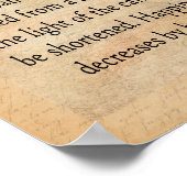 Poster Citation de Bouddha - Des milliers de bougies impr (Coin)