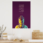 Poster Citation de Bouddha : L'esprit est tout (Cuisine)