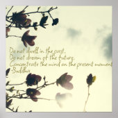 Poster Citation de Bouddha sur la pâte (Devant)