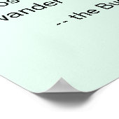 Poster Citation de Bouddha sur les personnes d'opinion PI (Coin)