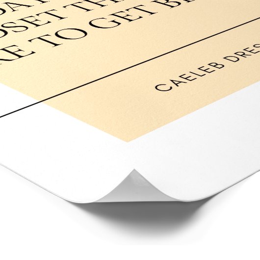 Poster Citation de Caeleb Dressel (Coin)