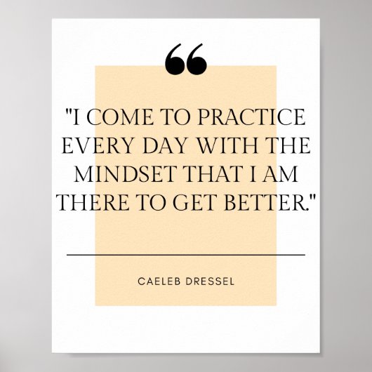 Poster Citation de Caeleb Dressel (Devant)