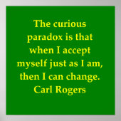 Poster citation de carl rogers (Devant)