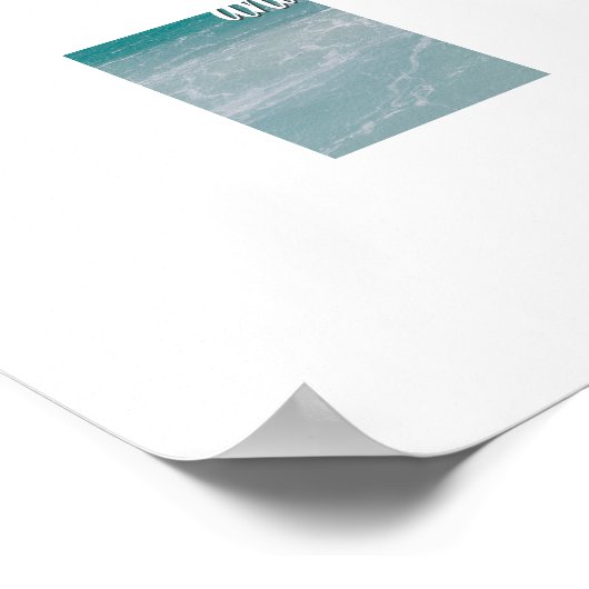 Poster Citation de Catch A Wave sur Ocean (Coin)
