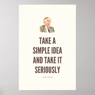 Poster Citation de Charlie Munger