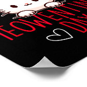 Poster Citation de chat mignon pour la Saint-Valentin pou (Coin)